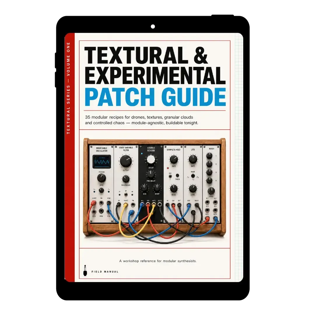 Textural & experimental patches.